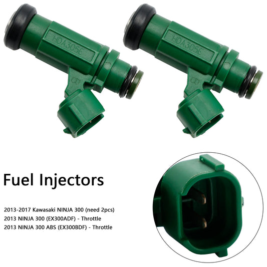 2 x Fuel Injectors for Kawasaki Versys-X 300, Ninja 300 (2017-2022)
