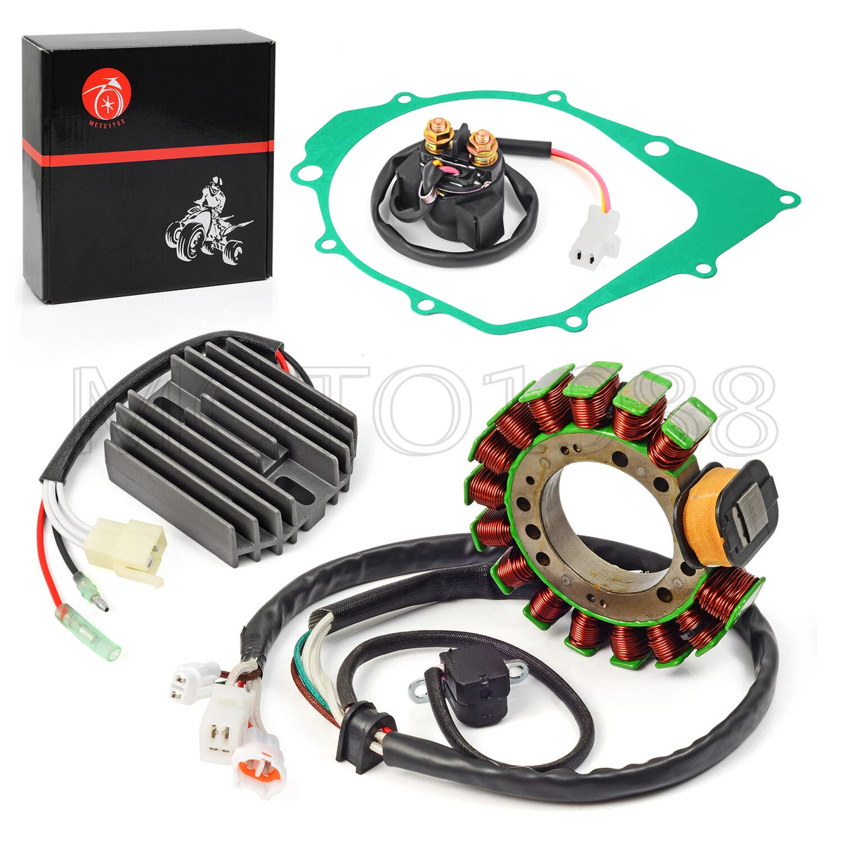 Stator Regulator Gasket Kit 348cc for Yamaha Warrior 350 YFM350X (1996–2001)