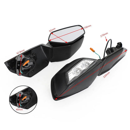 Rearview Mirror Turn Signal 2 x for Kawasaki ZX-10R ZX-10RR (2016-2020)