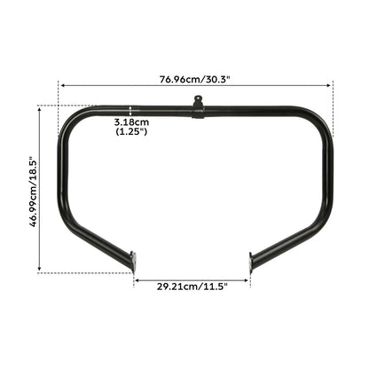 Engine Guard Crash Bar Footpegs for Harley Touring (2009 - 2024)