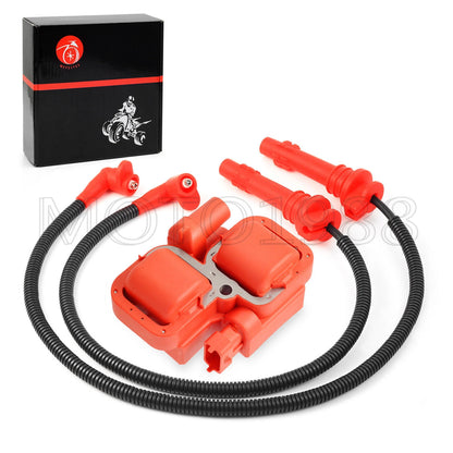 Ignition Coil & Spark Plug Wire Cap for Polaris Ranger XP 900/1000 (2013-2019)