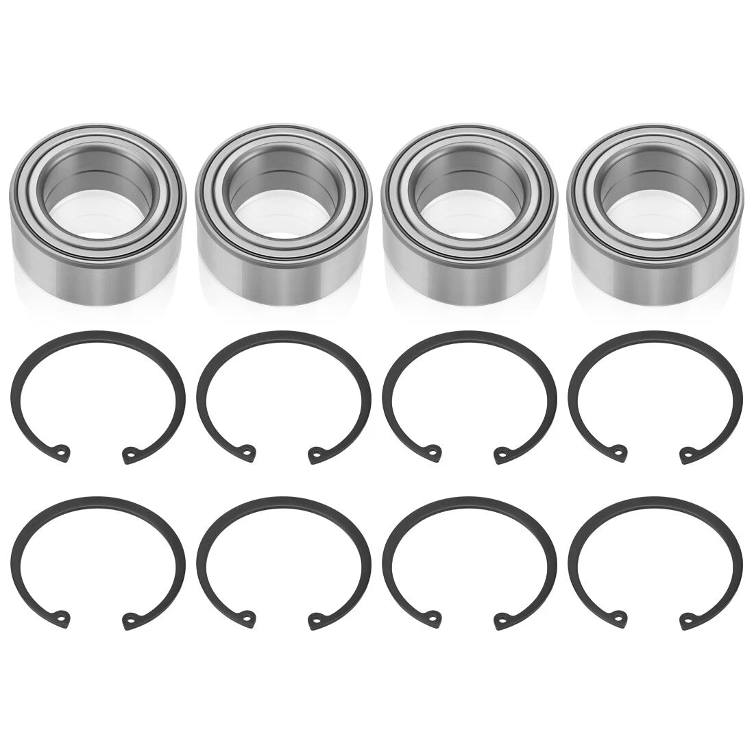 Front & Rear Wheel Bearing w/Rings for Polaris RZR XP 1000 (2014–2022)