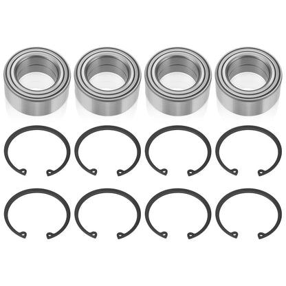 Front & Rear Wheel Bearing w/Rings for Polaris RZR XP 1000 (2014–2022)