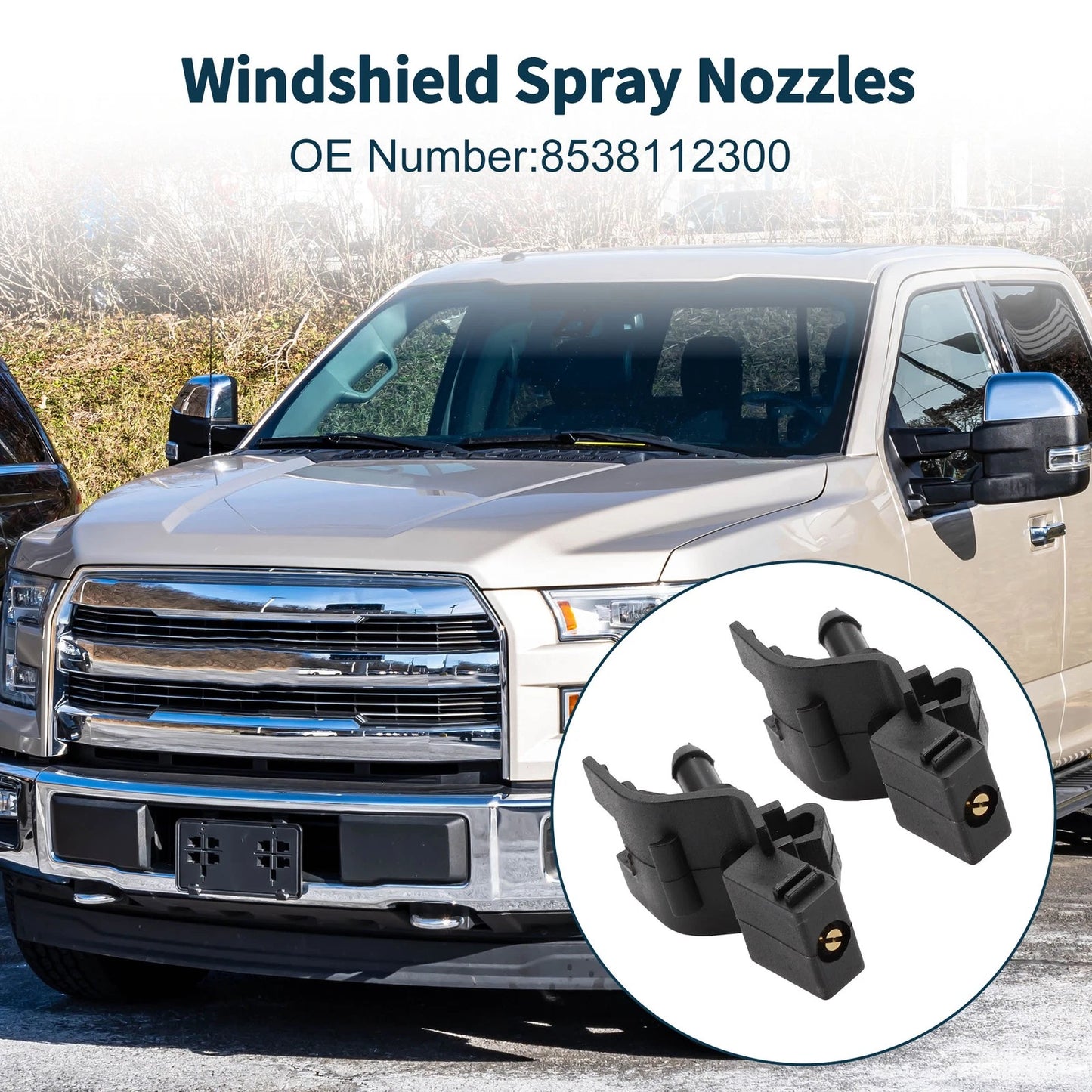 Windshield Washer Nozzle & Fluid Hose for Toyota Camry (2002-2006)