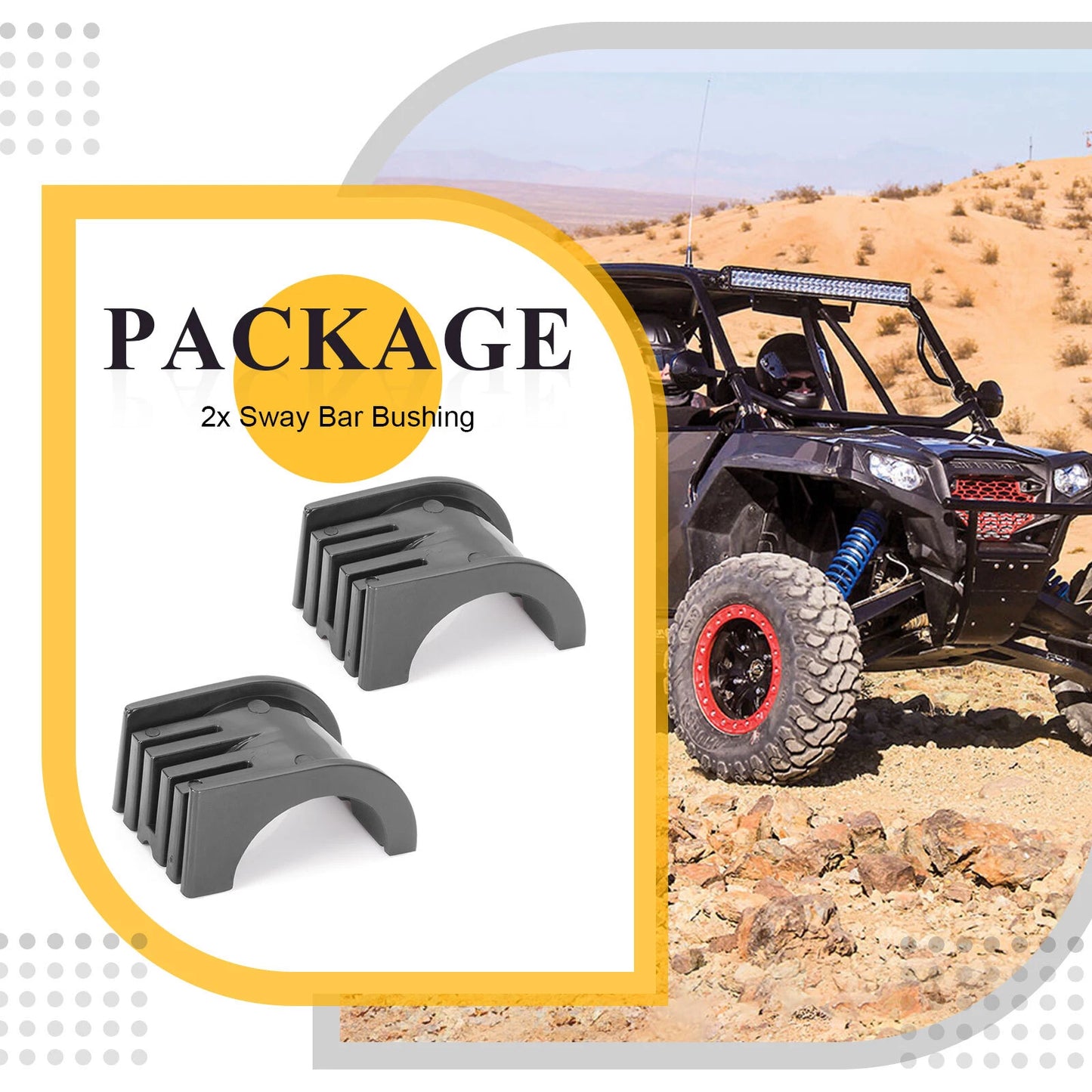 Rear Stabilizer Sway Bar Bushing for Polaris Scrambler 850/XP 1000 (2019)