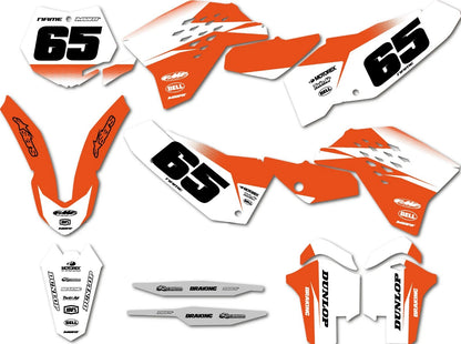 KTM SX 125 Sticker Kit 2007-2010 - GROOVE STYLE Graphics