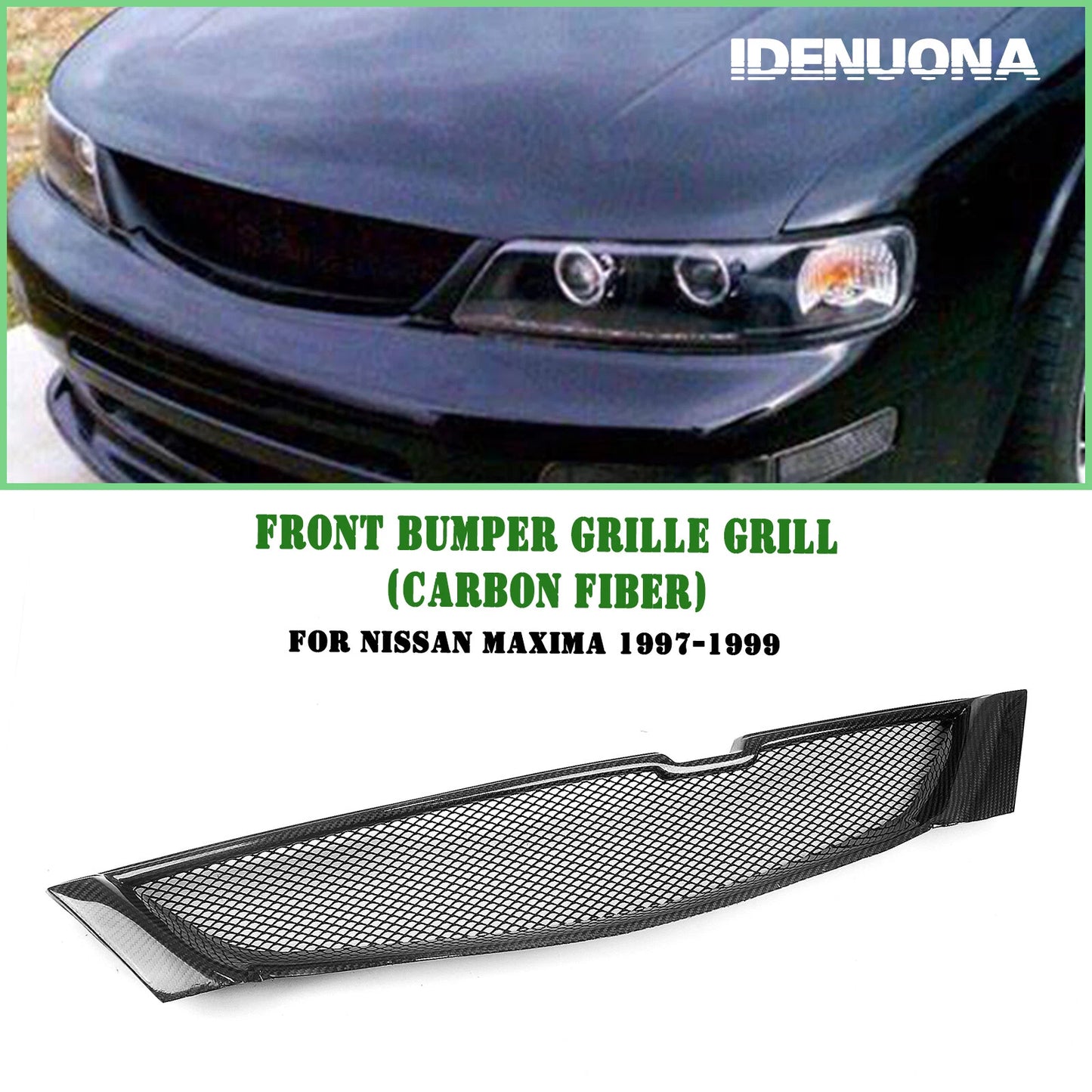 Front Bumper Grille Mesh for Nissan Maxima (1997-1999)