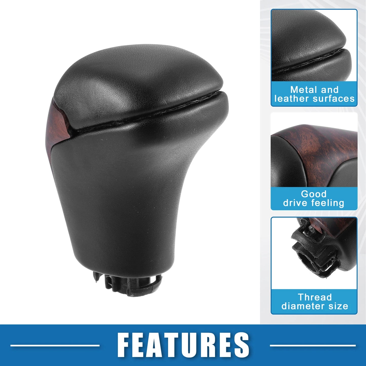 Black Gold Tone Gear Shift Knob for Toyota Tacoma (2016-2021)