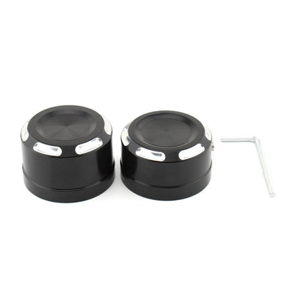 Rear Axle Bolt Nut Cap Cover for Harley Softail (2018-2023) Black/White