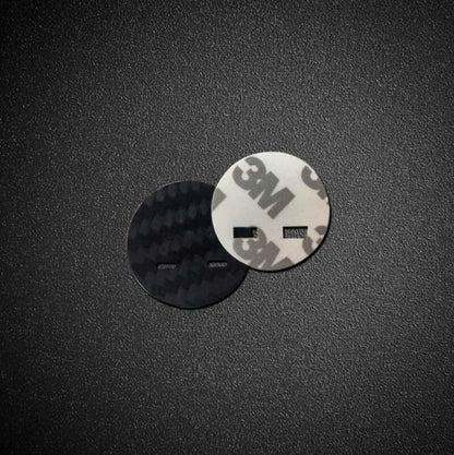 Black Carbon Fiber Engine Start Buttons Cover Cap Trim For Cadillac XTS CT6