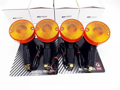 4 x Turn Signal Indicator Blinker Assembly for Suzuki TS250X (1984-1989)