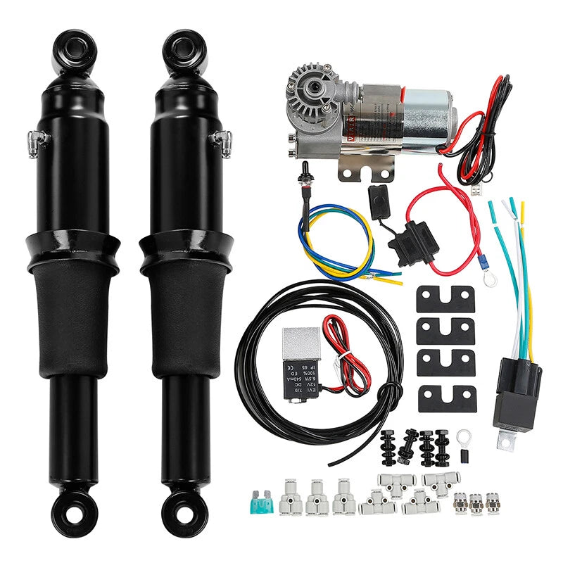 Rear Air Ride Suspension for Harley Touring Street Road King Glide (1994-2025)