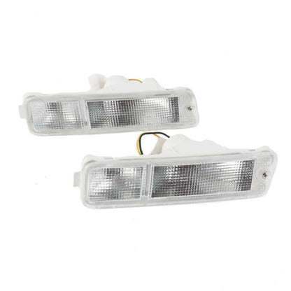 Bumper Lights Fog Driving Lamp L+R Fits 1996-05 Mitsubishi Strada Colt Ute Truck