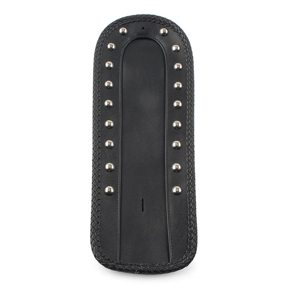 Studded Leather Rear Fender Bib Solo Seat for Harley Sportster XLH 1200 883