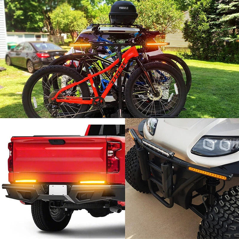 2 x 10" LED Truck Trailer Strip Brake Light Bar for Universal (2020-2023)