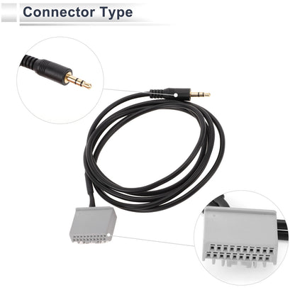 Audio Aux Adapter Cable for Honda Car Stereo