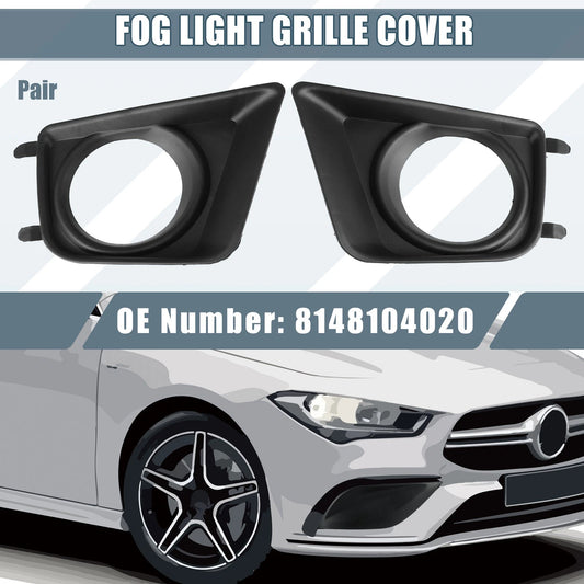 Pair Left Right Fog Light Bezel Cover for Toyota Tacoma (2012-2015)