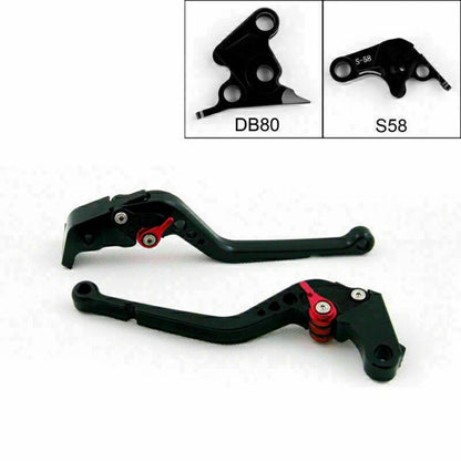 Brake Clutch Lever for Aprilia TUONO V4R (2011-2014) Black 2 x F2