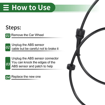 ABS Wheel Speed Sensor for Infiniti QX4 Front Right