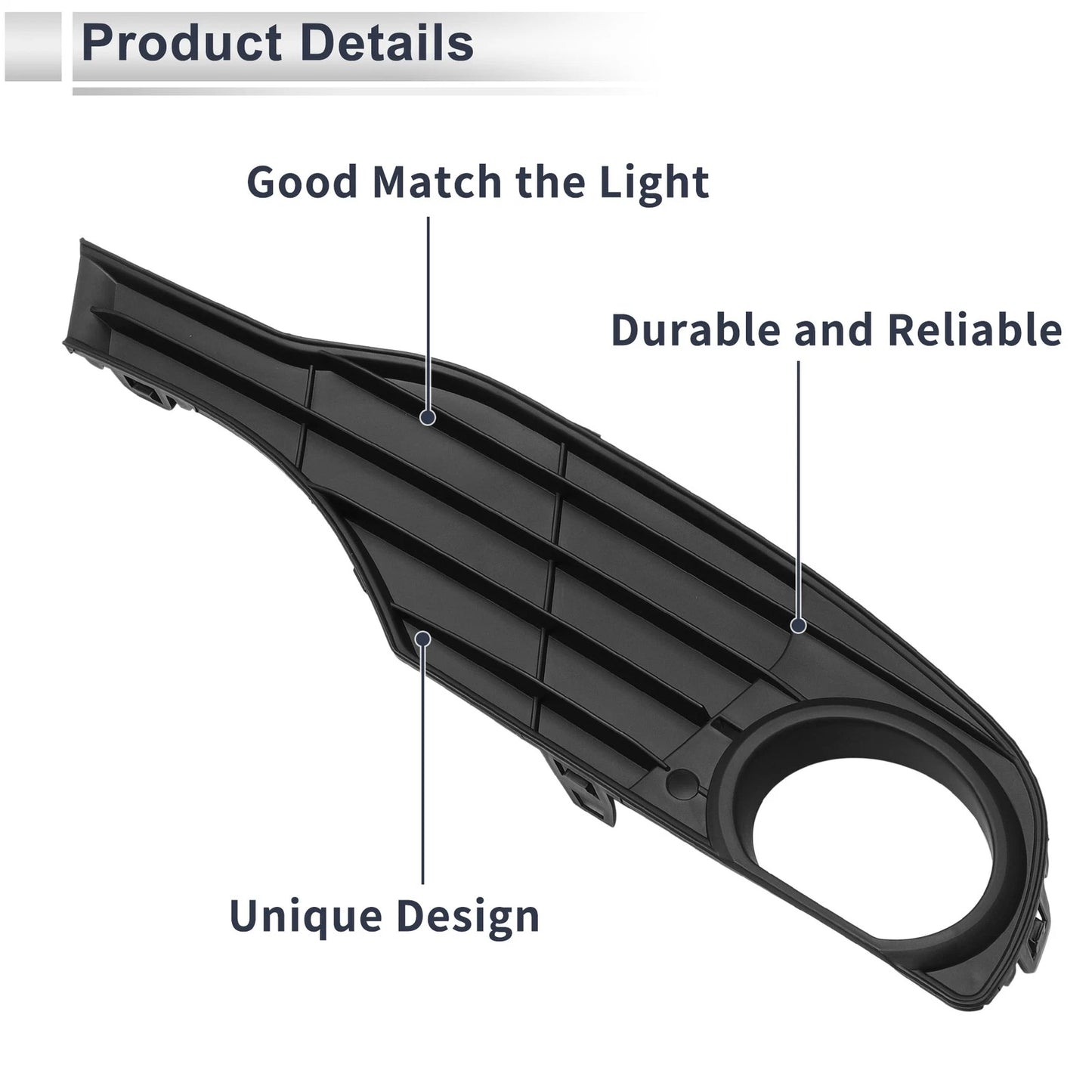 Right Front Fog Light Grill for BMW 320i (2013-2015)