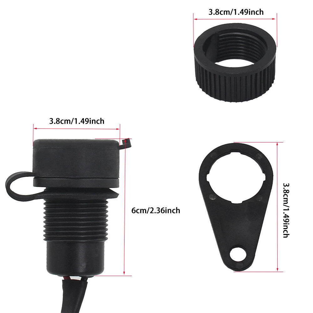 Dual USB Charger Adapter for Yamaha MT09, SP, XSR900, Tracer 900, MT07