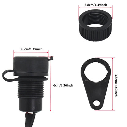 Dual USB Charger Adapter for Yamaha MT09, SP, XSR900, Tracer 900, MT07