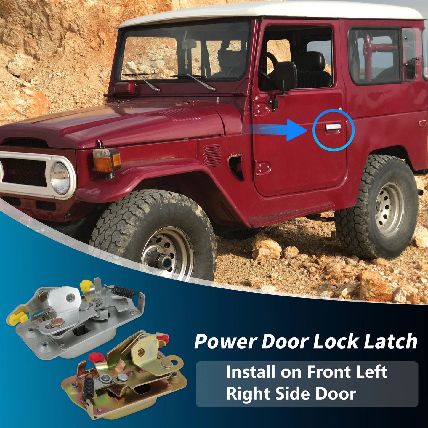 Front Door Latch Actuator for Toyota Land Cruiser (1975–1984)