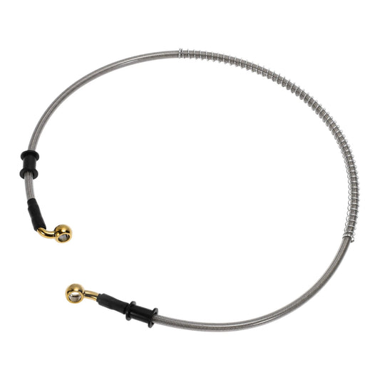 90cm Motorcycle Brake Clutch Oil Hose Line Silver Tone