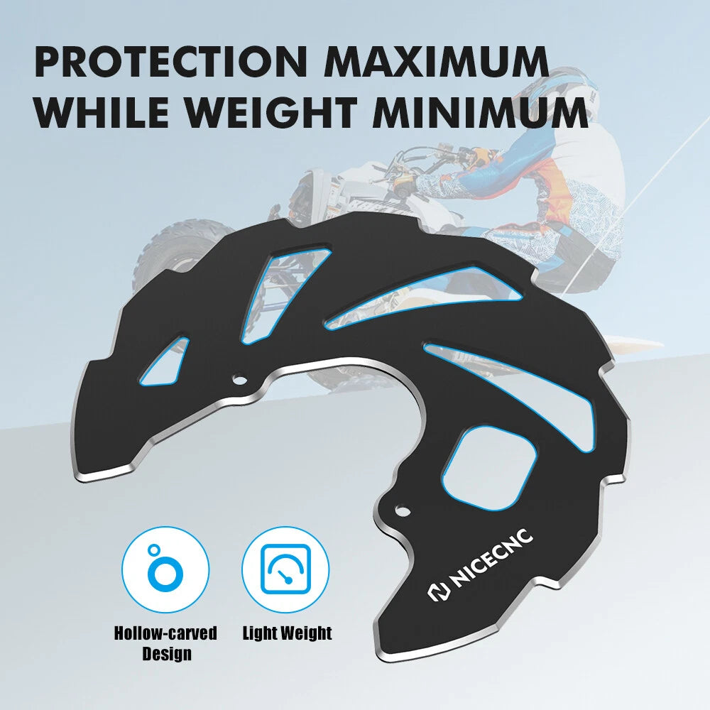 2 x Front Brake Rotor Disc Cover Guards for Yamaha Raptor 700 (2006-2023)