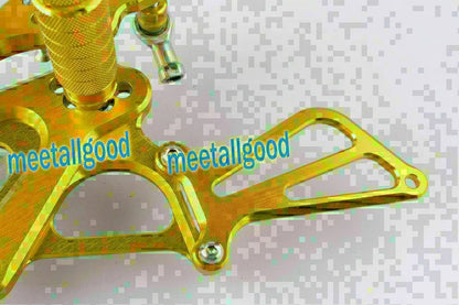 Adjustable Racing Footpegs for Honda CBR250R 2010-2013 Rear Sets Gold GP