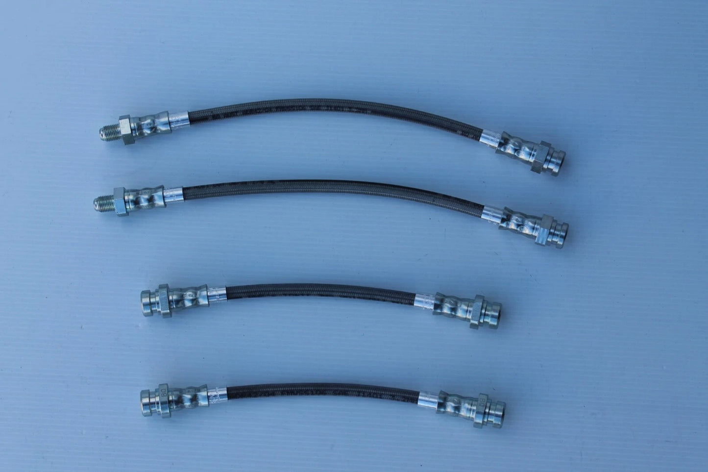Braided Front Brake Hose Set (4) for Mitsubishi NH Pajero (1991-1996)