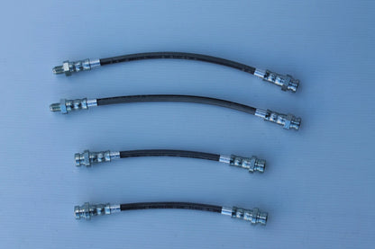 Braided Front Brake Hose Set (4) for Mitsubishi NH Pajero (1991-1996)