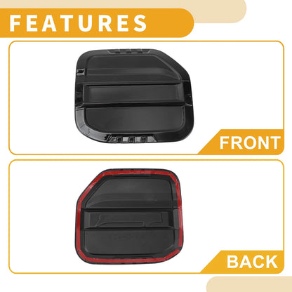 Fuel Tank Door Cap for Ford Bronco 2023-2025 Fuel Filler Flap Cover Black