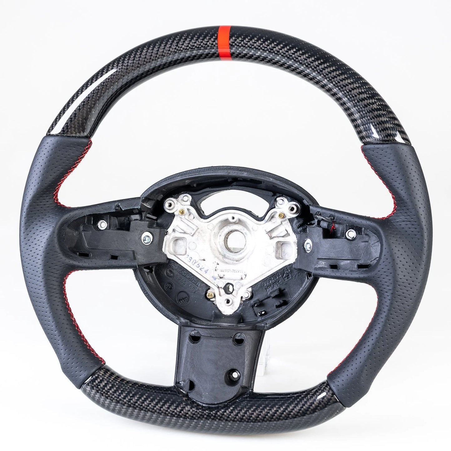 Carbon Flat Bottom 3 Spoke Leather Steering Wheel for Mini R50 R52 R53 (02-08)