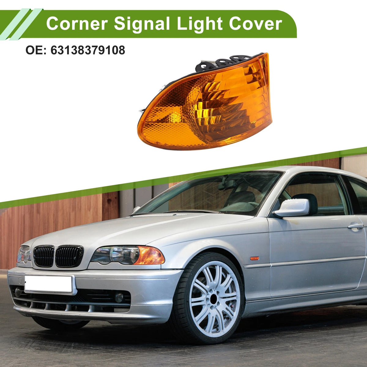 Right Corner Signal Light Cover for BMW 7 Series (1999-2001)