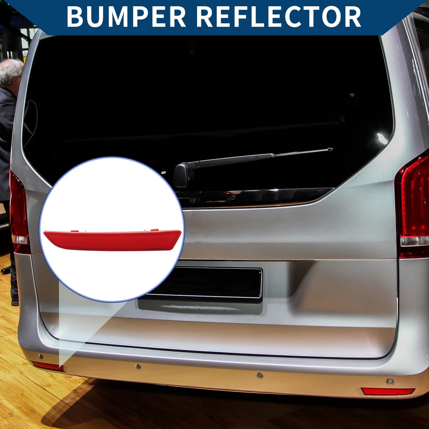 Bumper Reflector for Mercedes-Benz Metris 2016-2023 Rear Left