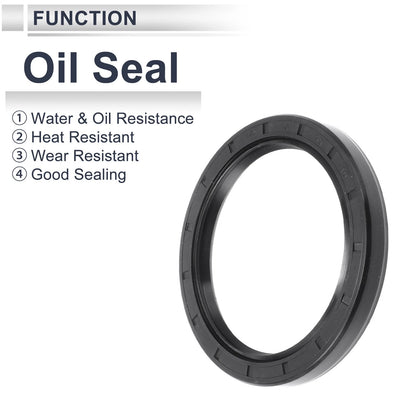 Oil Seal 70x90x10mm Seal Ring Rotary Shaft Nitrile Rubber 5 Pcs for Make Model