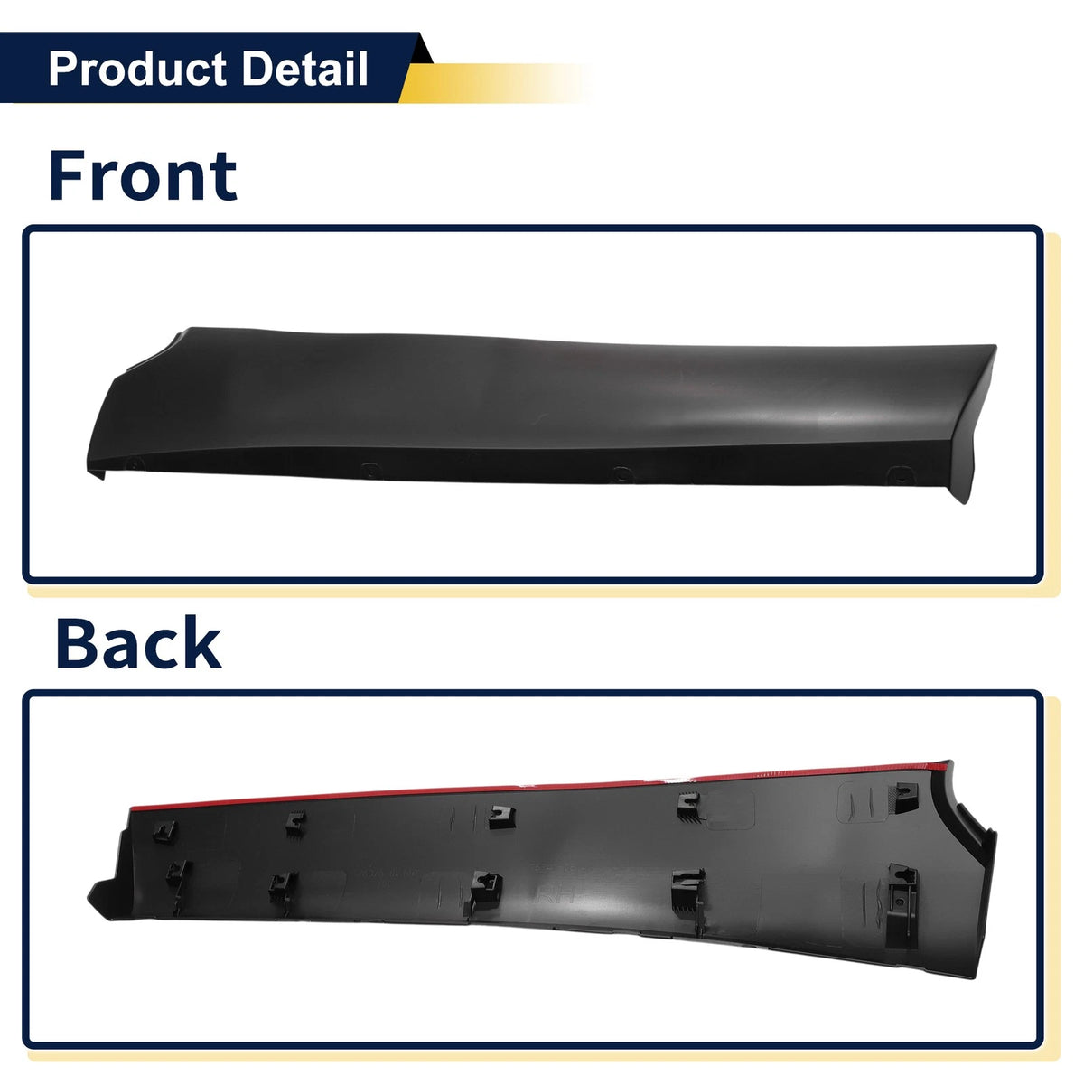 Lower Door Trim Garnish for Toyota Highlander (2001-2023)