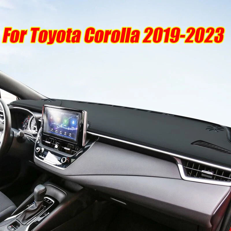 Leather Dashboard Cover for Toyota Corolla (2019–2023)