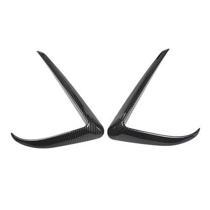 Carbon Fiber Fog Light Eyebrow Cover Trim for Tesla Model 3 (2017-2019)