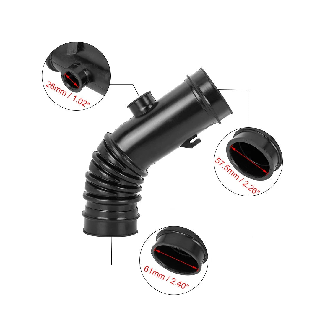 Air Intake Tube Hose for Toyota Corolla (1993–1997)