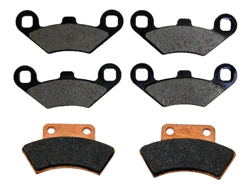 Front & Rear 6x6 Brake Pads for Polaris Big Boss 500 (1998–1999)