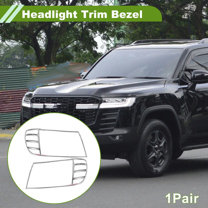 Front Left Right Headlight Trim Bezel for Toyota Land Cruiser (2008-2021)