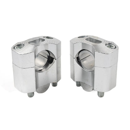 7/8 to 1-1/8 Handlebar Fat Bar Mount Clamps Risers for Dirt Pit Bike ATV