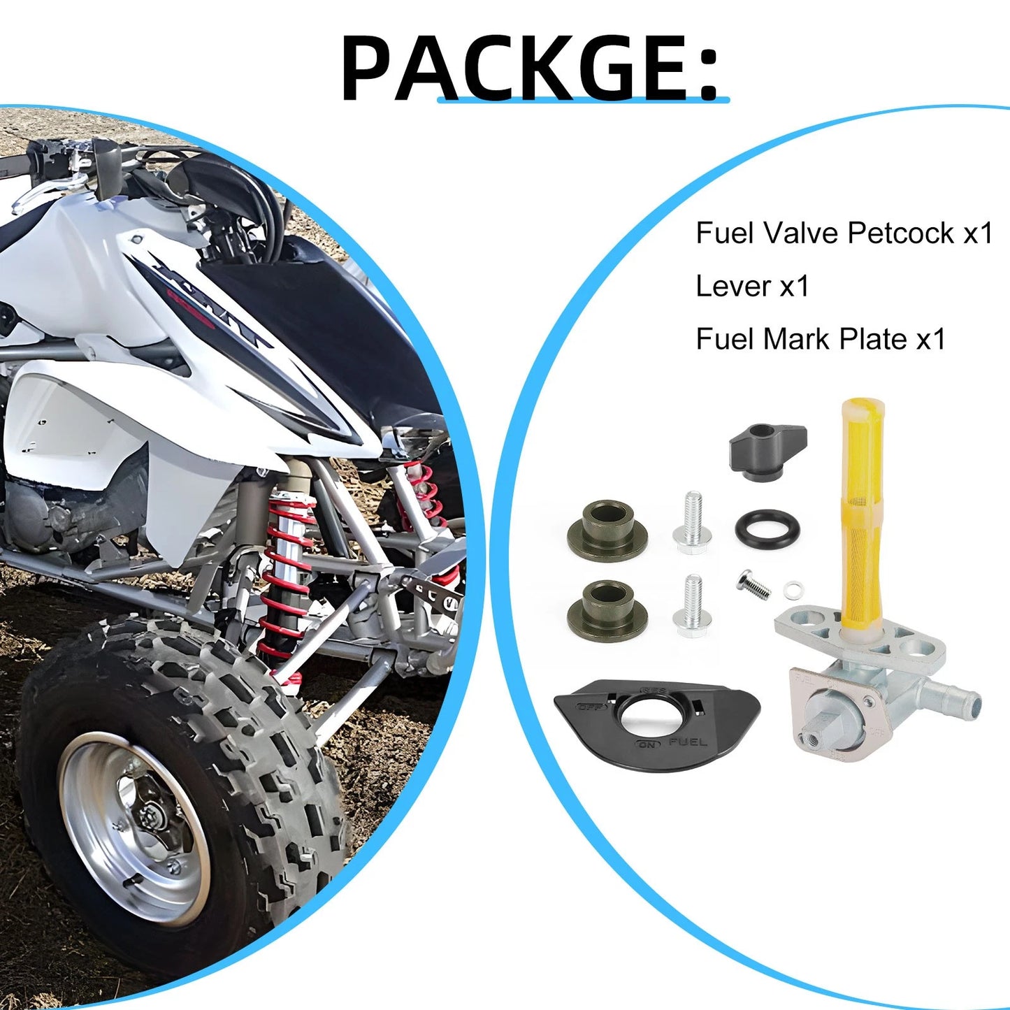 Petcock Fuel Gas Valve for Honda TRX 450R/ER (2004-2007)