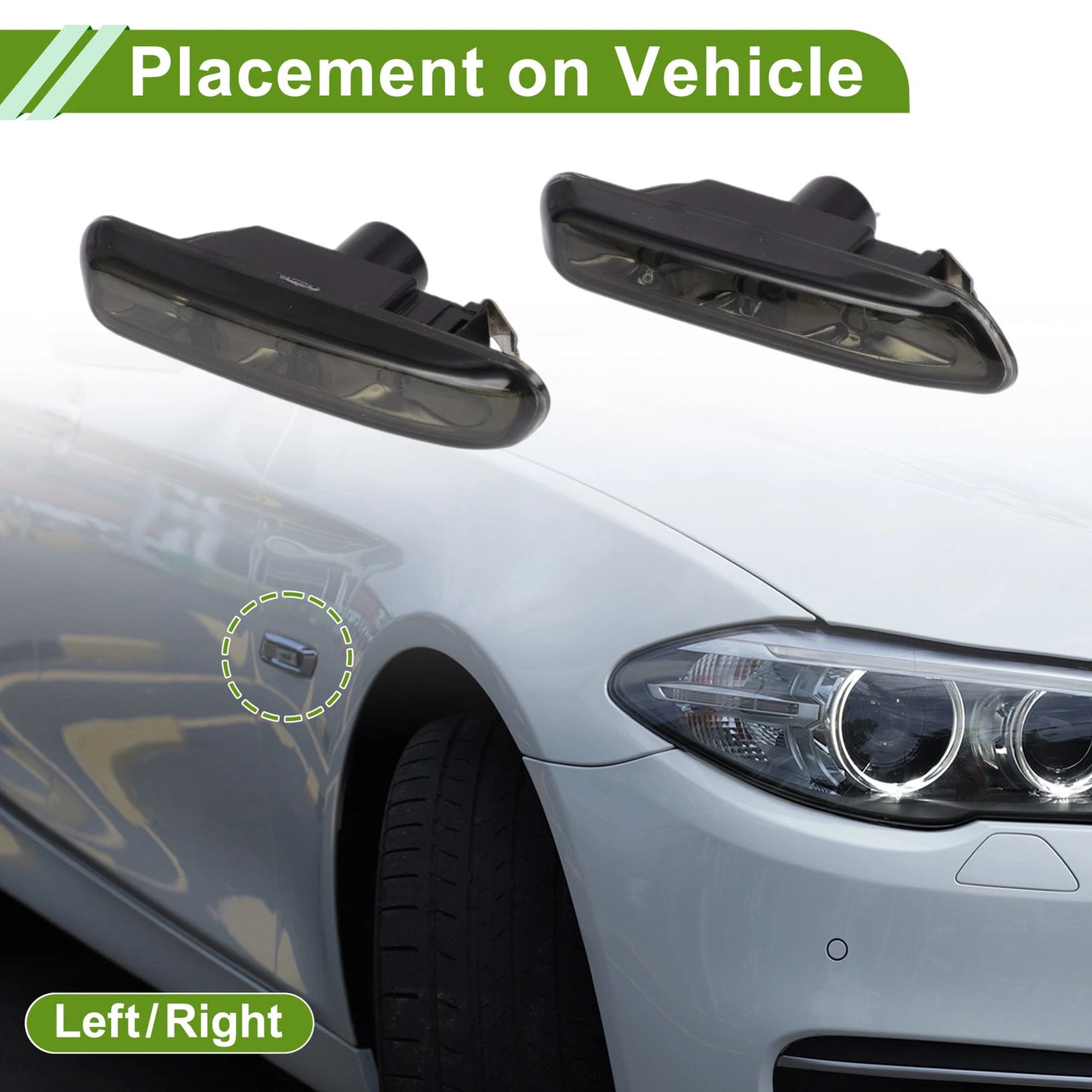Side Marker Light Covers for BMW E46 (1999-2001)