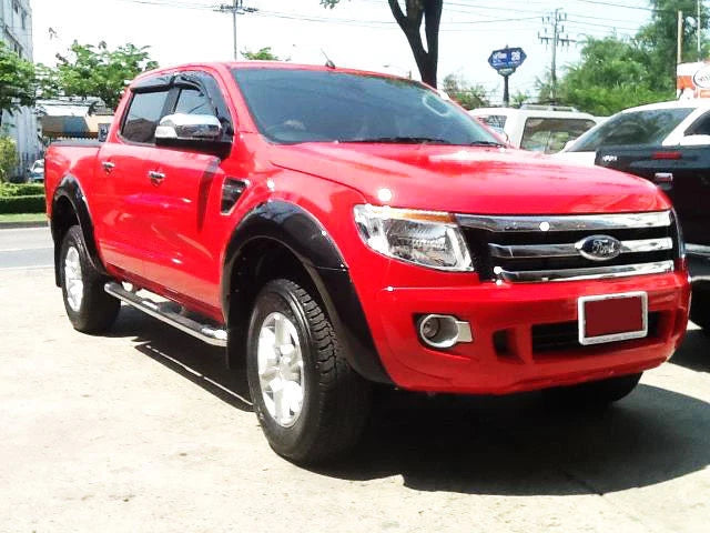 Matte Black Rear Tail Light Covers for Ford Ranger Wildtrak (2011-2022)