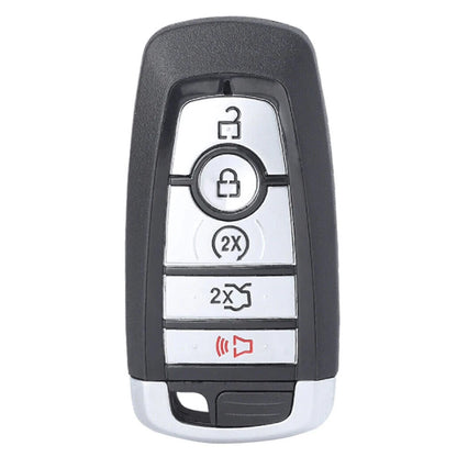 5 x Button Keychain Case Covers for Ford Bronco Explorer Edge Fusion Mustang