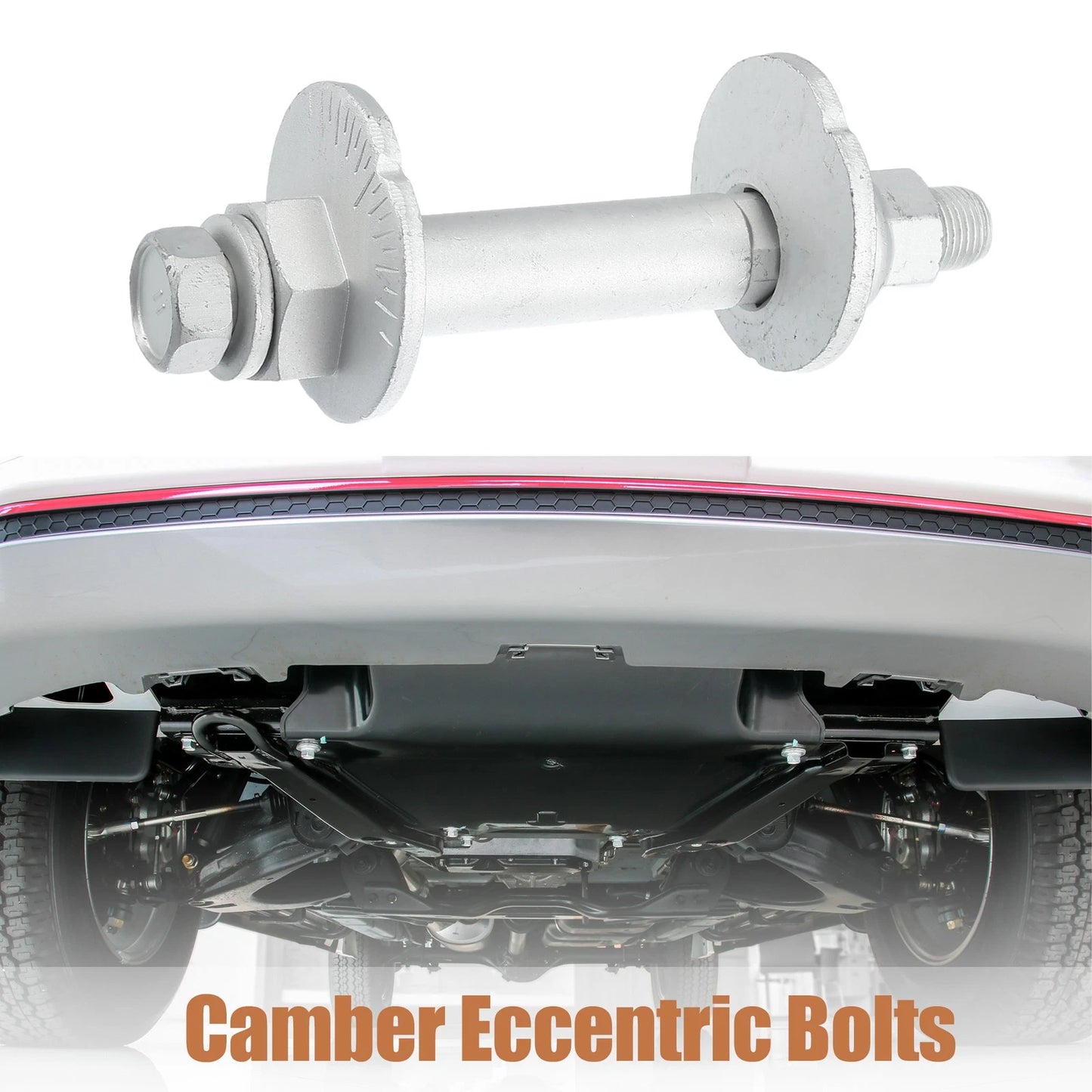 2 x Eccentric Alignment Camber Bolt for Toyota 4Runner (2010–2022)