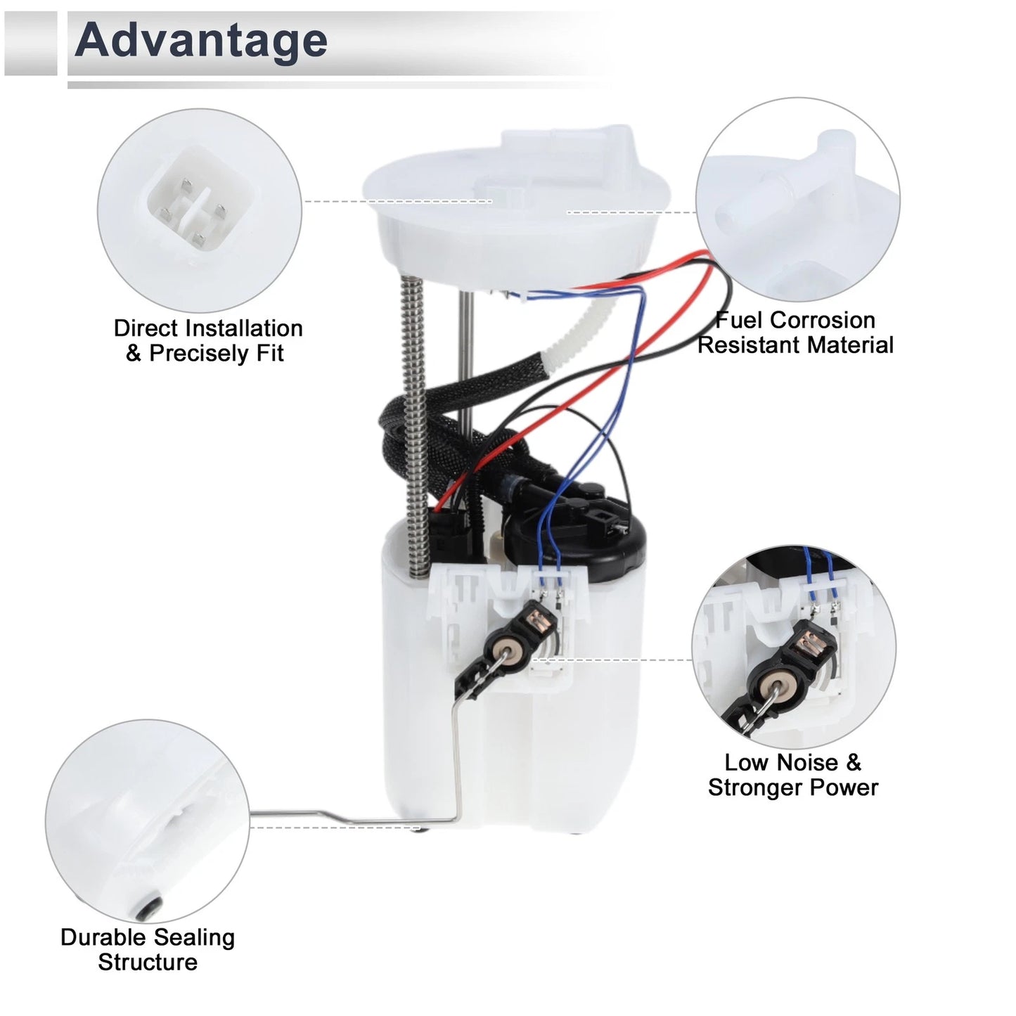 Fuel Pump Assembly for Acura ZDX MDX Pilot (2010-2013)
